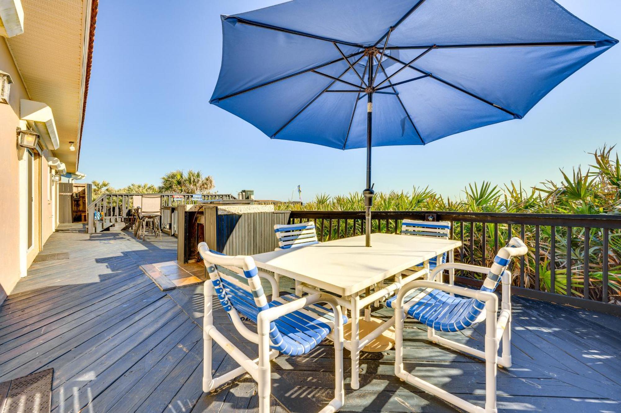 Oceanfront Oasis In Flagler Beach With Deck And Views! Buitenkant foto