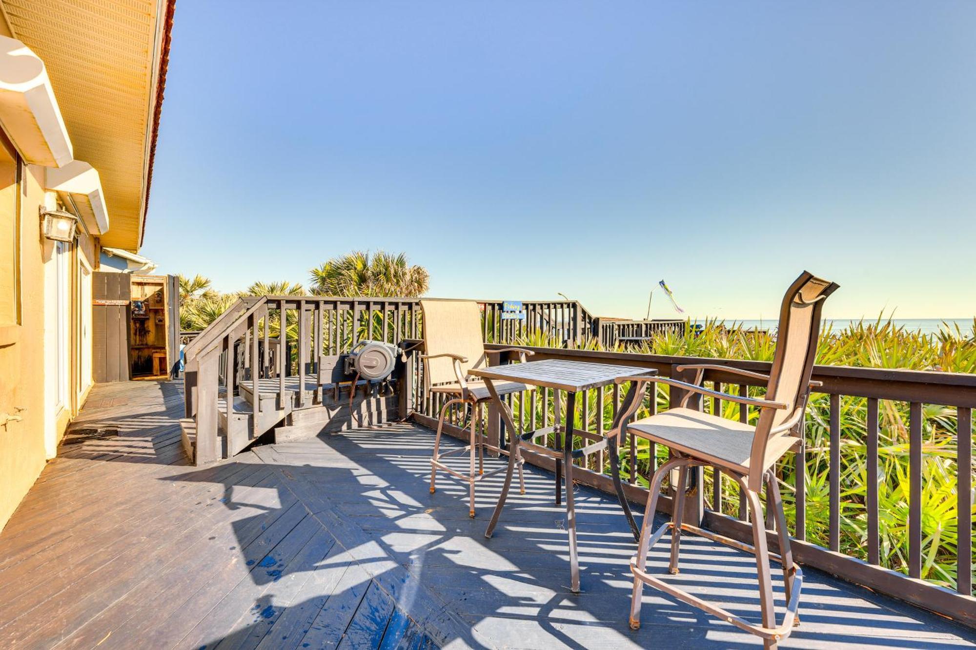 Oceanfront Oasis In Flagler Beach With Deck And Views! Buitenkant foto