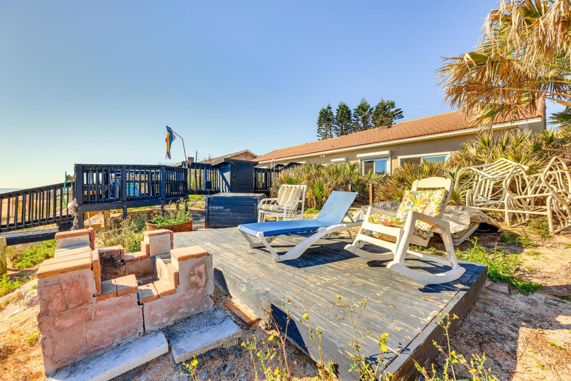 Oceanfront Oasis In Flagler Beach With Deck And Views! Buitenkant foto