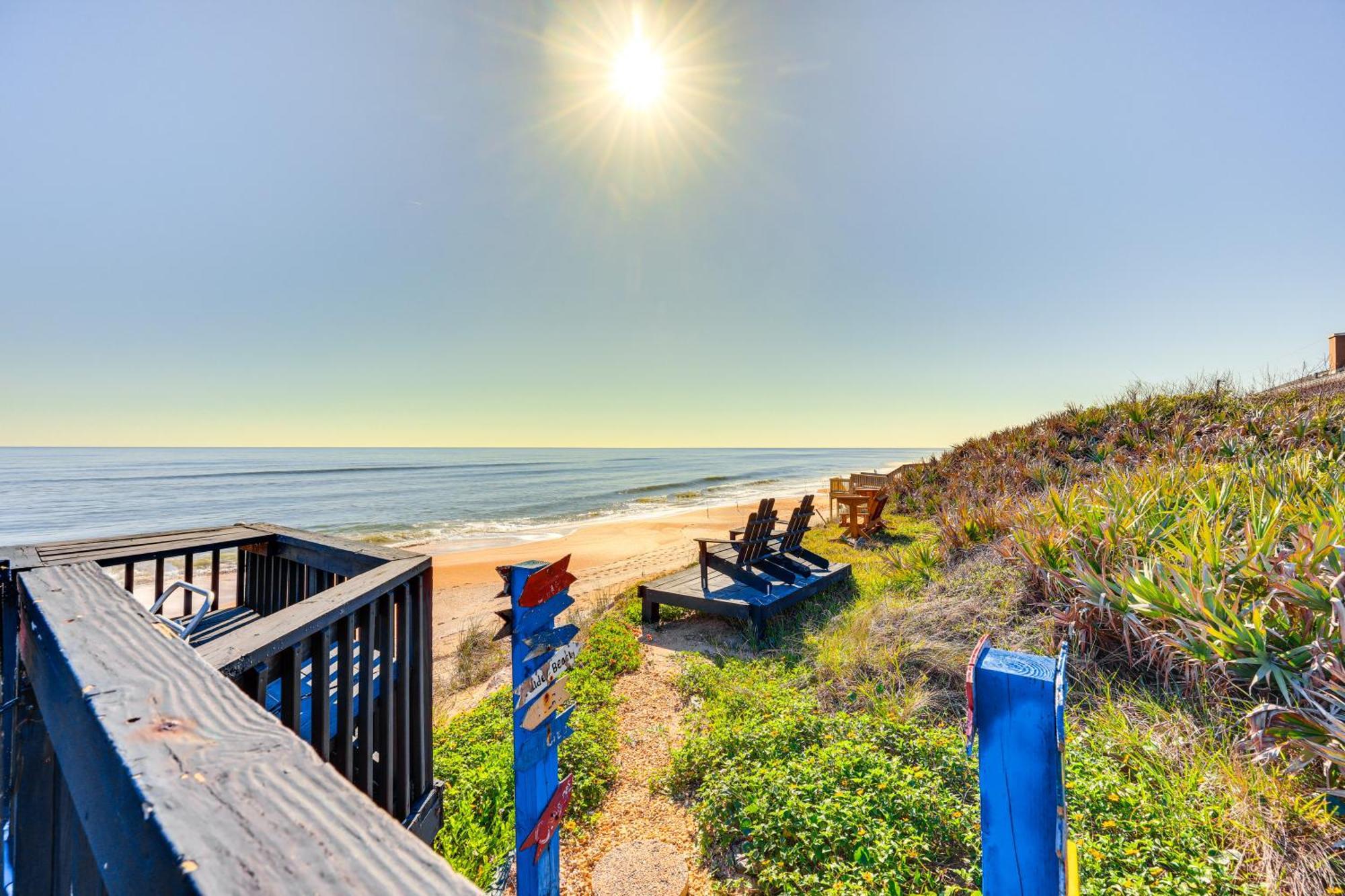 Oceanfront Oasis In Flagler Beach With Deck And Views! Buitenkant foto