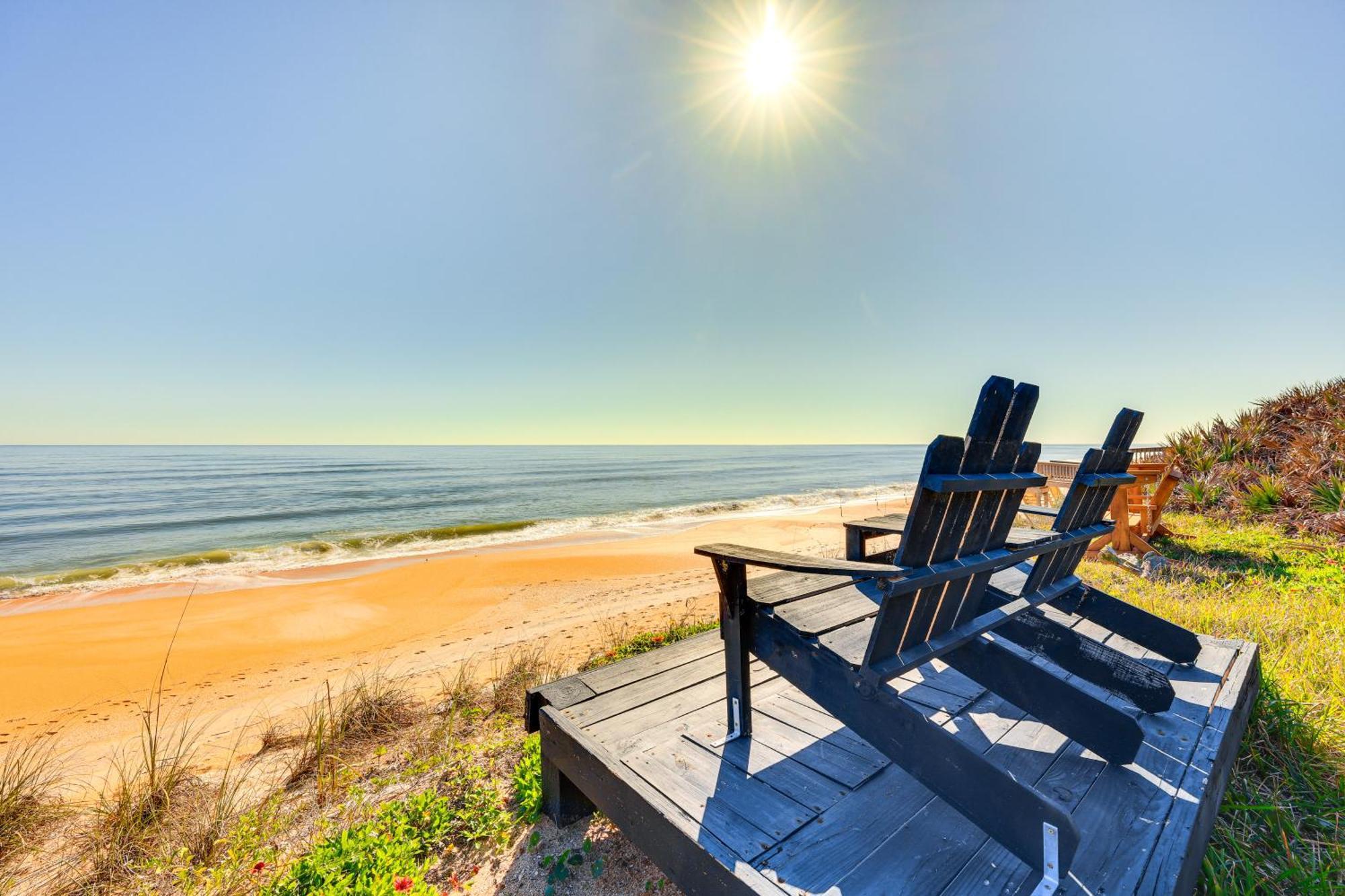 Oceanfront Oasis In Flagler Beach With Deck And Views! Buitenkant foto