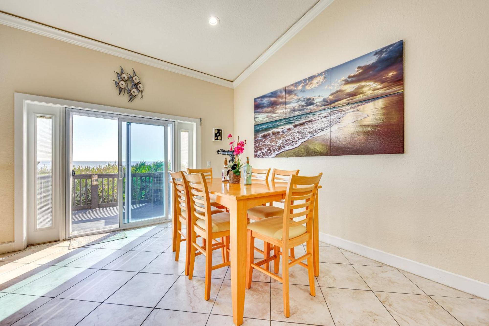 Oceanfront Oasis In Flagler Beach With Deck And Views! Buitenkant foto
